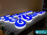 Объемные буквы с боковой подсветкой