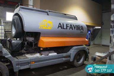 Реклама на бензовозе alfavira 02